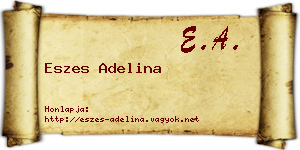 Eszes Adelina névjegykártya
